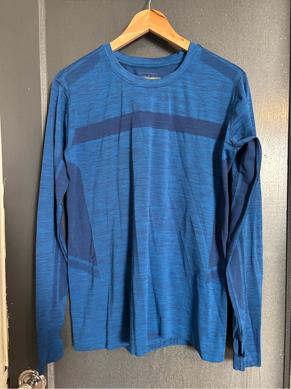 Stio Men's Deep Blue Long-Sleeve Performance Tee